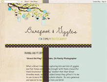 Tablet Screenshot of barefootandgiggles.blogspot.com