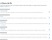 Tablet Screenshot of a-fleurs-de-po.blogspot.com