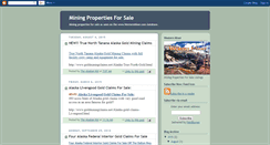 Desktop Screenshot of miningpropertiesforsale.blogspot.com