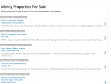 Tablet Screenshot of miningpropertiesforsale.blogspot.com