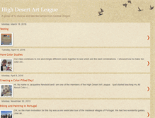 Tablet Screenshot of highdesertartleague.blogspot.com