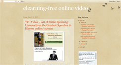 Desktop Screenshot of elearning-free.blogspot.com