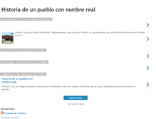 Tablet Screenshot of historiadeunpuebloconnombrereal.blogspot.com