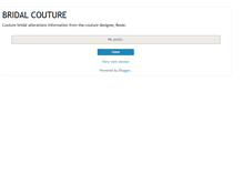 Tablet Screenshot of bridalcouture.blogspot.com