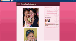 Desktop Screenshot of annapaullavalverde.blogspot.com