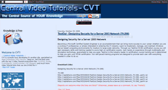 Desktop Screenshot of central-video-tutorials.blogspot.com