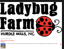 Tablet Screenshot of ladybugfarmnc.blogspot.com