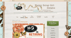 Desktop Screenshot of happyscrapgirl.blogspot.com