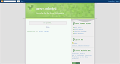 Desktop Screenshot of greenthingy.blogspot.com