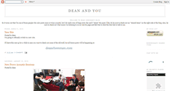 Desktop Screenshot of deanandyou.blogspot.com