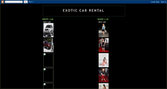 Desktop Screenshot of exotic-carrental.blogspot.com