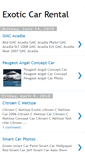 Mobile Screenshot of exotic-carrental.blogspot.com