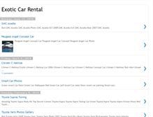 Tablet Screenshot of exotic-carrental.blogspot.com