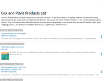 Tablet Screenshot of coxandplant.blogspot.com