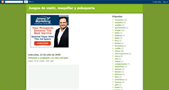 Desktop Screenshot of juegos-vestir-maquillar-peluqueria.blogspot.com