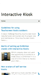 Mobile Screenshot of interactivetouchscreenkiosk.blogspot.com