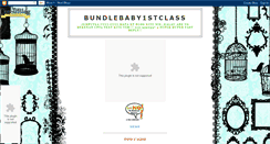 Desktop Screenshot of bundlebaby1stclass.blogspot.com