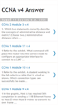 Mobile Screenshot of ccna-v4-answer.blogspot.com