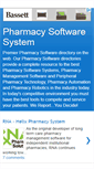 Mobile Screenshot of pharmacysoftwaresystem.blogspot.com
