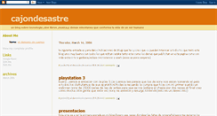 Desktop Screenshot of cajondesatre.blogspot.com