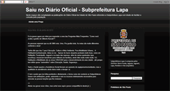 Desktop Screenshot of diariooficialsublapa.blogspot.com