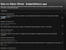 Tablet Screenshot of diariooficialsublapa.blogspot.com