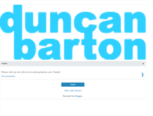 Tablet Screenshot of duncanbarton.blogspot.com
