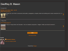 Tablet Screenshot of geoffreybmason.blogspot.com