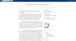 Desktop Screenshot of cronicasdozezinho.blogspot.com