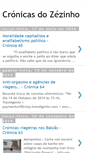 Mobile Screenshot of cronicasdozezinho.blogspot.com