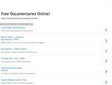 Tablet Screenshot of documentaries-for-free.blogspot.com