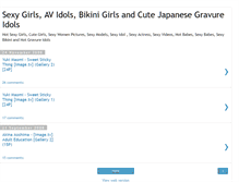Tablet Screenshot of cute-idol.blogspot.com