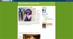 Desktop Screenshot of bluebutterflysscienceblog.blogspot.com