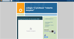 Desktop Screenshot of colegio13jk.blogspot.com