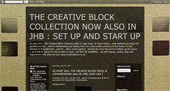 Desktop Screenshot of creativeblockinjohannesburgsa.blogspot.com