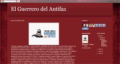 Desktop Screenshot of guerreroenmascarado.blogspot.com