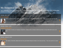 Tablet Screenshot of mydementeddolls.blogspot.com