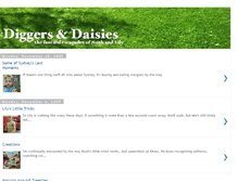 Tablet Screenshot of diggersanddaisies.blogspot.com