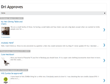 Tablet Screenshot of driapproves.blogspot.com