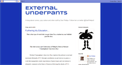 Desktop Screenshot of externalunderpants.blogspot.com