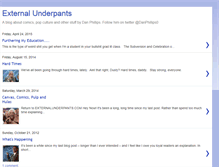 Tablet Screenshot of externalunderpants.blogspot.com