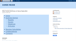 Desktop Screenshot of comermejorchile.blogspot.com