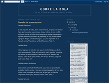 Tablet Screenshot of correlabola.blogspot.com