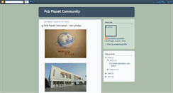 Desktop Screenshot of pcbplanet.blogspot.com