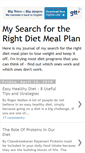 Mobile Screenshot of mydietmealplans.blogspot.com