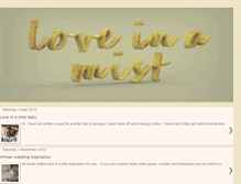 Tablet Screenshot of loveinamistbridal.blogspot.com