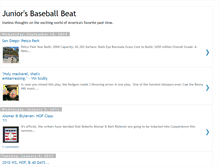 Tablet Screenshot of juniorsbaseballblog.blogspot.com