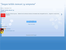 Tablet Screenshot of jangan-terlalu-mencari-yg-sempurna.blogspot.com