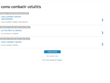 Tablet Screenshot of comocombatircelulitis.blogspot.com
