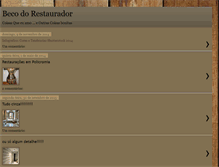 Tablet Screenshot of becodorestaurador.blogspot.com